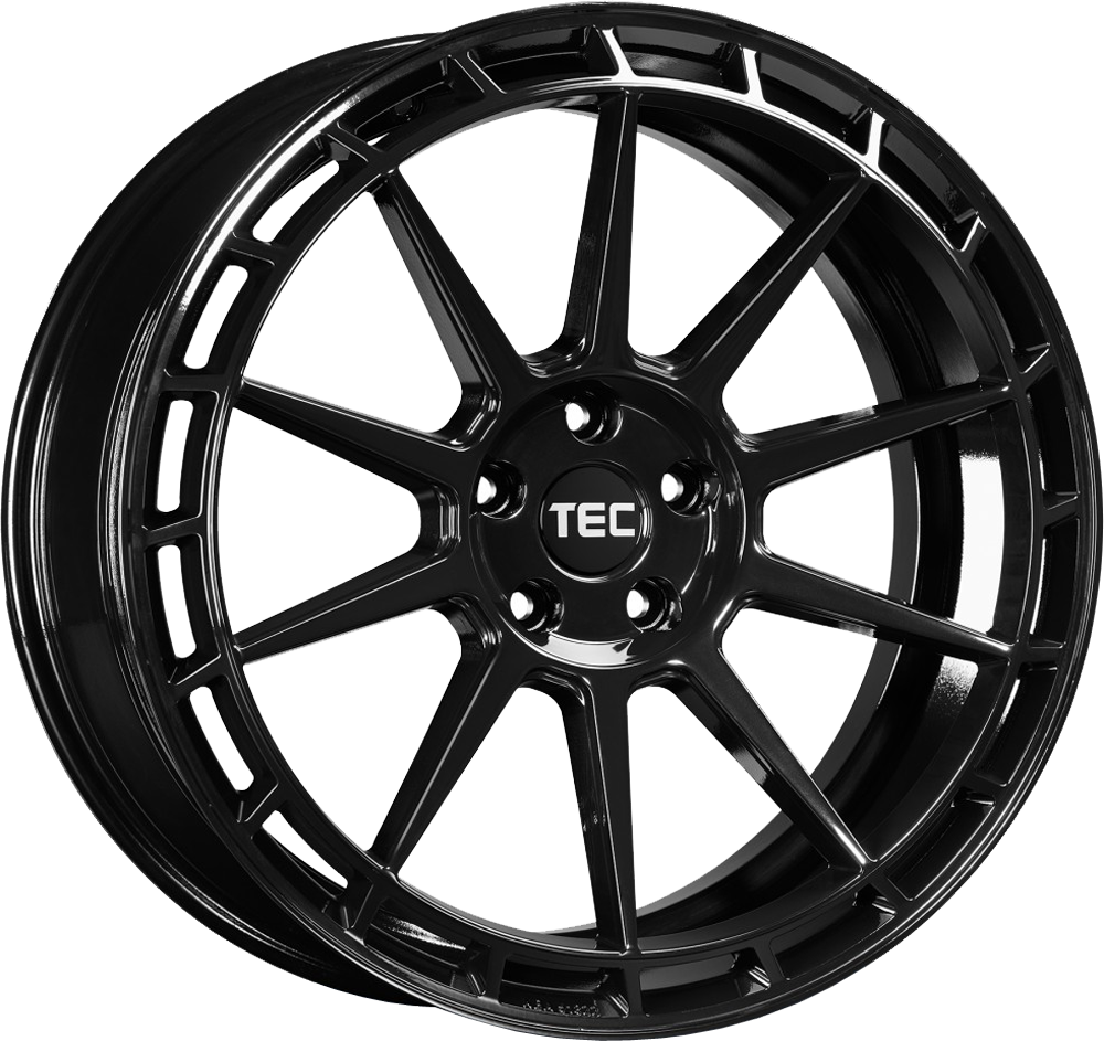 TEC GT8-links black glossy 19 inch velg