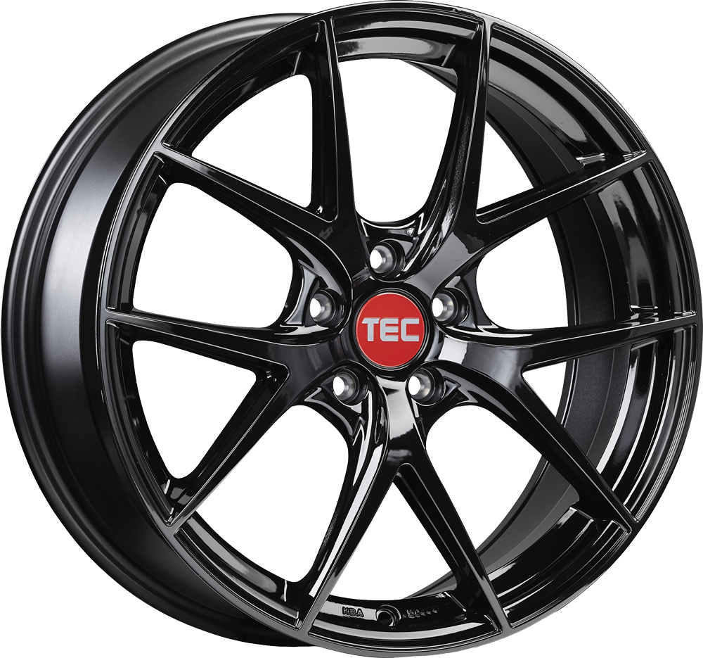 TEC GT6 EVO black glossy 18 inch velg