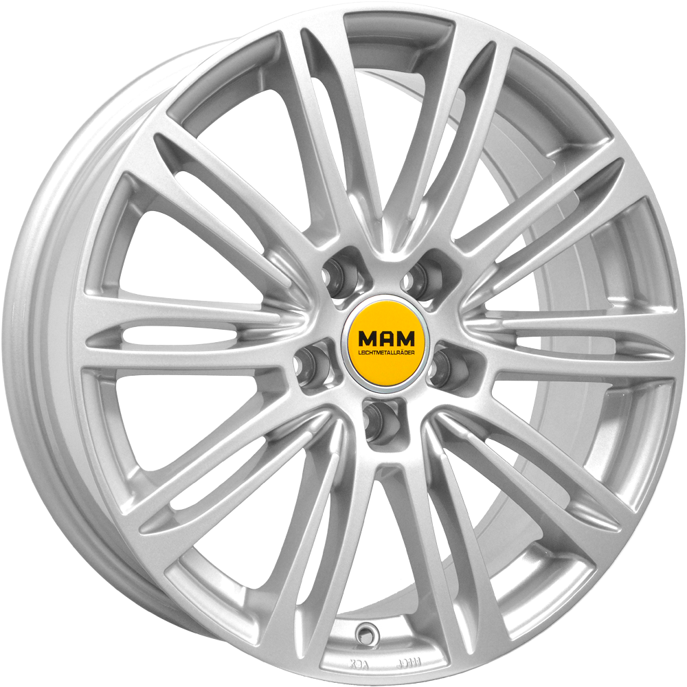MAM A4 SILVER PAINTED 18 inch velg