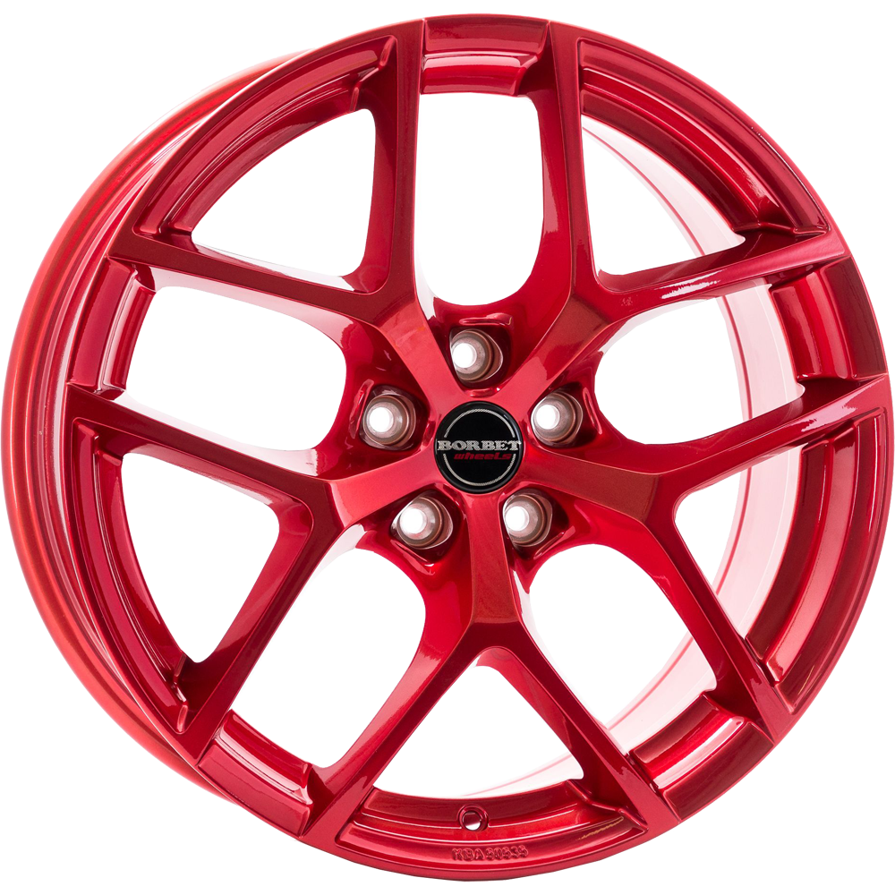 BORBET Y candy red 19 inch velg