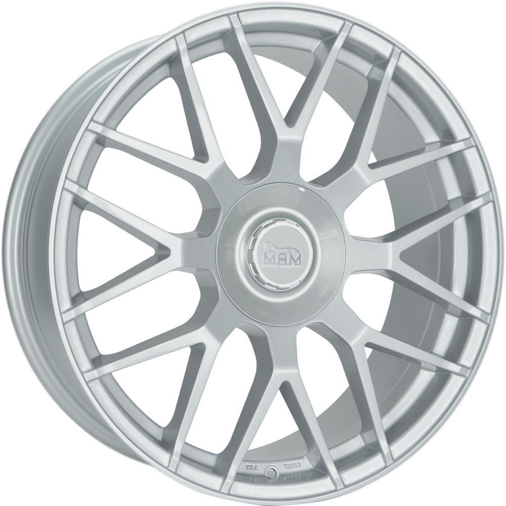 MAM GT1 SILVER PAINTED 18 inch velg