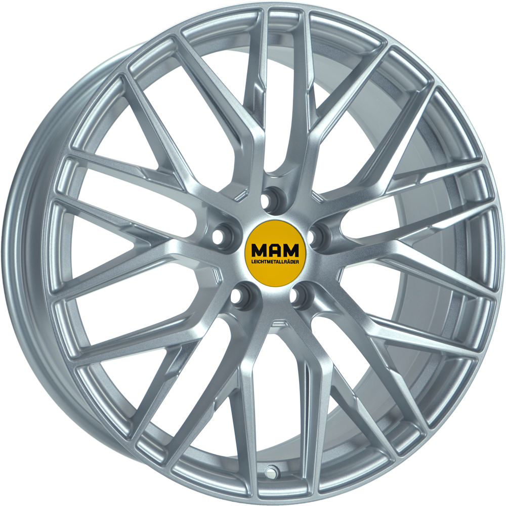 MAM RS4 Mat SILVER PAINTED 18 inch velg