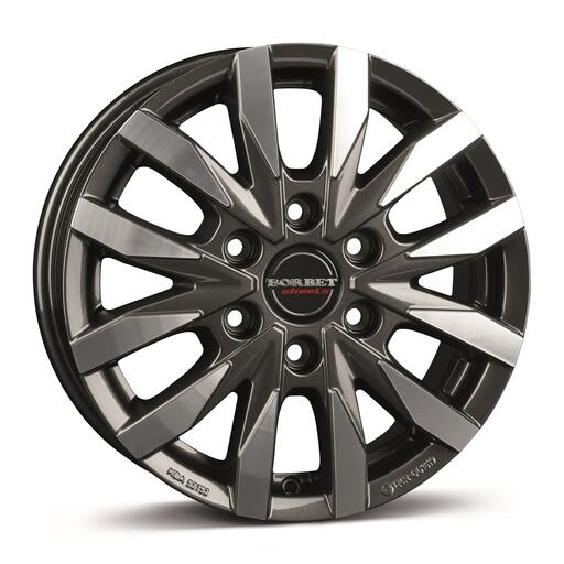 BORBET CW6 mistral anthracite glossy polished