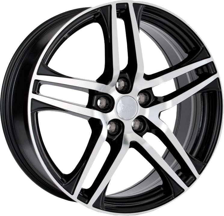 MAM Wheels RS2 Zwart gepolijst 17 inch velg