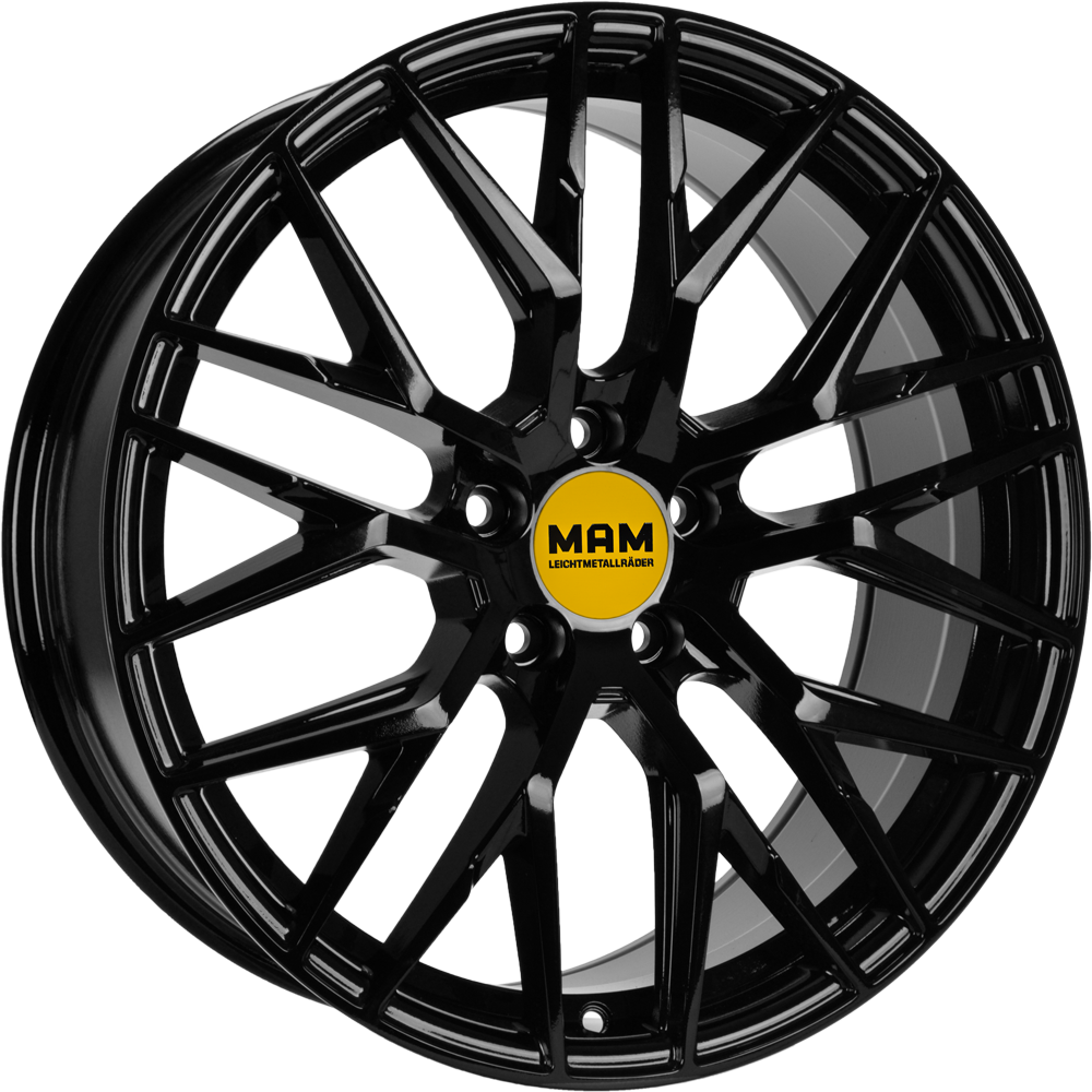 MAM Wheels RS4 Zwart 19 inch velg